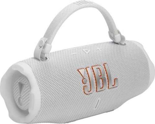 רמקול Bluetooth נייד JBL Charge 6 – צבע לבן