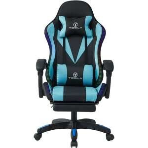 כיסא גיימינג Tesla 7031 LED כחול