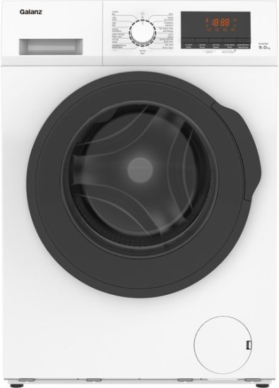 מכונת כביסה פתח חזית 9 ק"ג 1400 סל"ד Galanz GL9-WMT5W – צבע לבן