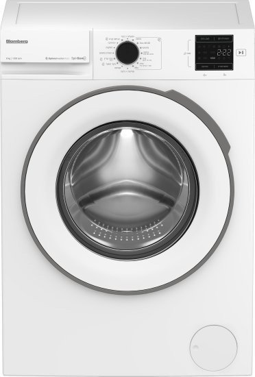 מכונת כביסה פתח חזית 8 ק"ג 1200 סל"ד Blomberg BB8107UM – צבע לבן