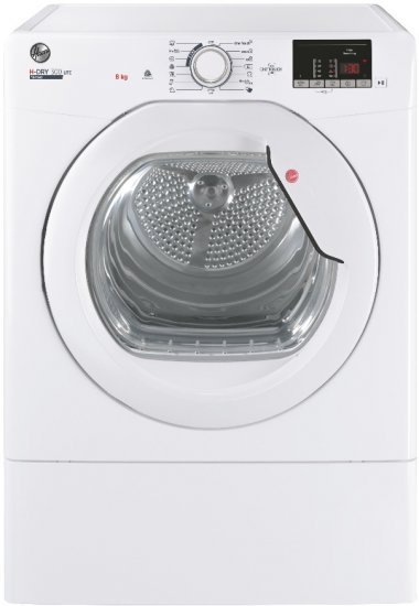 מייבש כביסה פתח חזית 8 ק"ג הובר HLEV8DGISR 2300W – צבע לבן