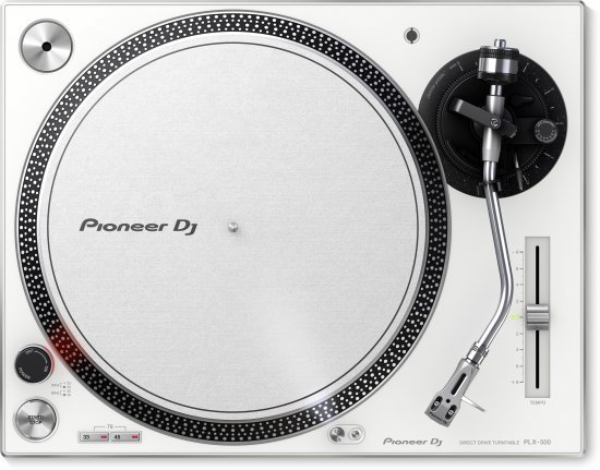 פטיפון אנלוגי Pioneer DJ PLX-500-W – לבן