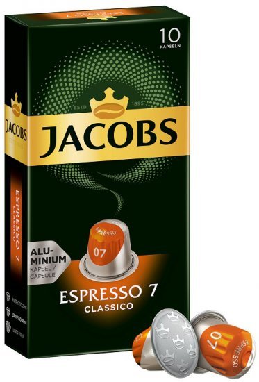 ג'ייקובס קלאסיקו קפסולות חוזק 7 100 יחידות