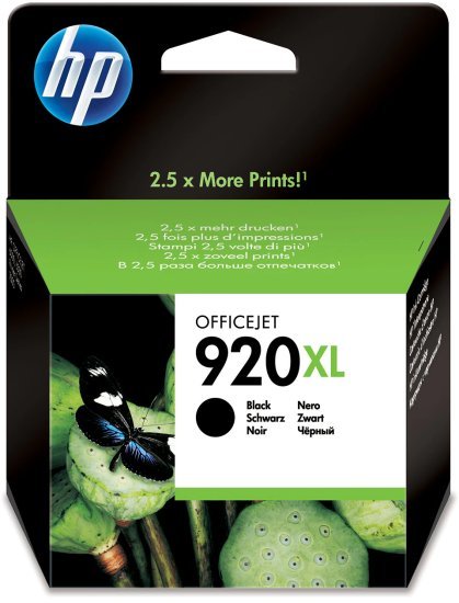 ראש דיו שחור מקורי HP No 920XL CD975AE