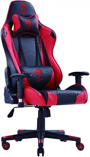 כיסא לגיימרים Dragon Gladiator - צבע שחור / אדום