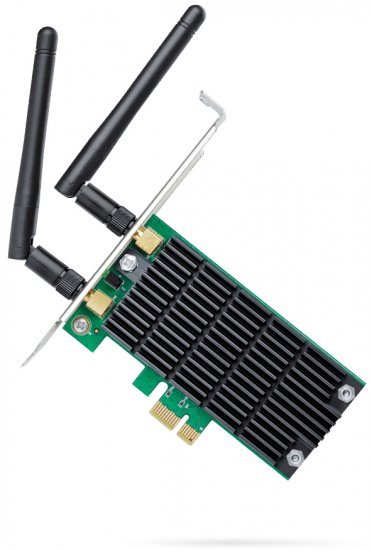 106892_b_1.jpg מתאם רשת אלחוטי TP-Link AC1200 Wireless Dual Band PCIe Adapter Archer T4E
