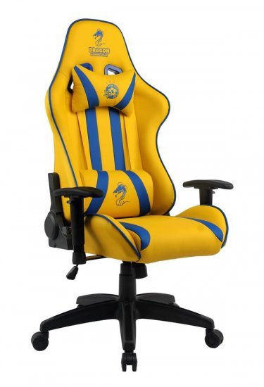 כיסא לגיימרים (מכבי תל אביב) Dragon Olympus - צבע צהוב / כחול