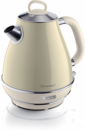 קומקום רטרו 1.7 ליטר Ariete Vintage 2869 2000W - צבע קרם / בז'