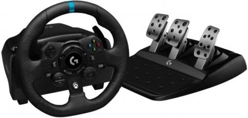 הגה מרוצים Logitech G923 Trueforce Sim Racing Wheel - למחשב PC ו- Xbox Series X / S / One