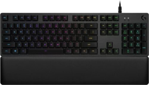 מקלדת לגיימרים מכאנית Logitech G513 RGB GX Brown Tactile Switches Carbon