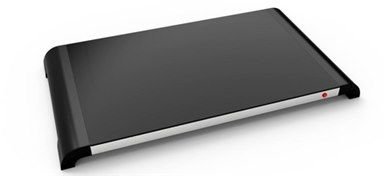 פלטה שבת זכוכית שחורה UNIVERSE NRI-856 - צבע שחור