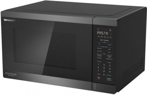 מיקרוגל דיגיטלי מנוע אינוורטר 34 ליטר Sharp R-34IZ(BS) 1200W - צבע שחור