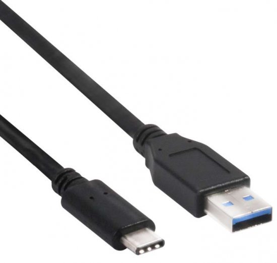 כבל סנכרון וטעינה Club3D PD 60W מחיבור USB 3.1 Type-C לחיבור USB Type-A דו צדדי באורך 1 מטר