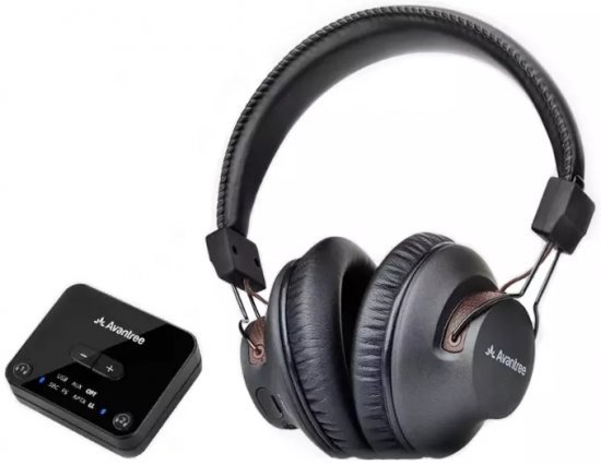 סט אוזניות אלחוטיות ומשדר Avantree HT4189