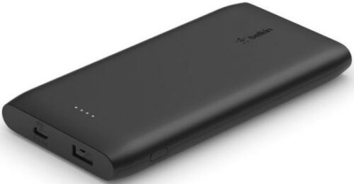 122910_b_1.jpg סוללה ניידת כולל כבל Belkin 10000mAh 1xUSB-A 12W + 1xUSB Type-C 18W PD - צבע שחור