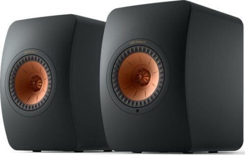 זוג רמקולים מדפיים אלחוטיים KEF LS50 Wireless II - צבע שחור
