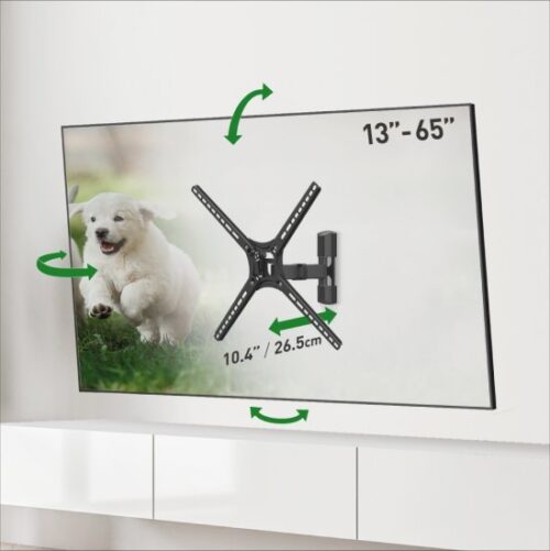 זרוע קיר אוניברסלית למסכים בגודל ''65-''13 מבית Barkan