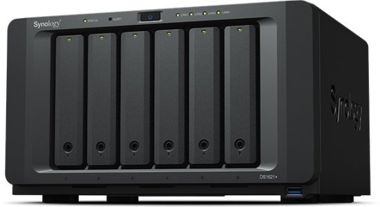 129134_b_1.jpg שרת אחסון NAS ללא כוננים Synology DiskStation DS1621+ 6-Bay