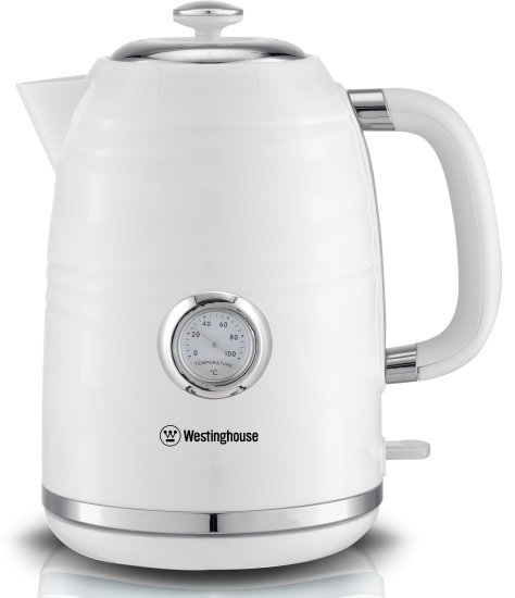 קומקום חשמלי 1.7 ליטר Westinghouse WKWK512WH 2200W - צבע לבן