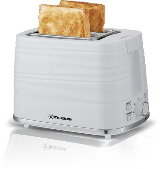 מצנם 2 פרוסות Westinghouse WKTT802WH 930W - צבע לבן