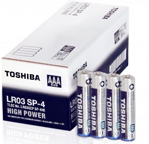 60 סוללות AAA לא נטענות Alkaline של חברת Toshiba