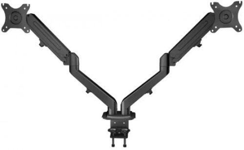 זרוע שולחנית כפולה בוכנת גז למסכים עד 27 אינטש Gold Touch