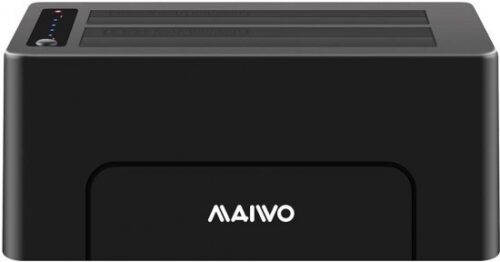 134837_b_1.jpg תחנת עגינה Maiwo 3.5'' / 2.5'' Dual Bay SATA HDD & SSD USB 3.0 K3082