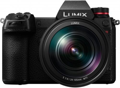 מצלמה דיגיטלית ללא מראה Panasonic Lumix DC-S1R Mirrorless Full Frame + עדשת קיט 24-105mm F / 4