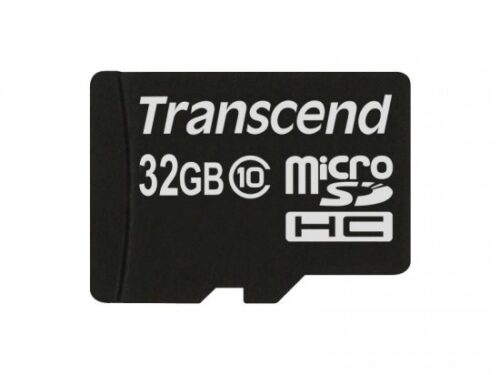 כרטיס זכרון Transcend Premium Micro SDHC TS32GUSDHC10 - נפח 32GB