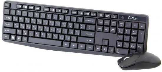 150411_b_1.jpg סט מקלדת ועכבר אלחוטיים GPlus KM-008B H.E 2.4GHz - צבע שחור