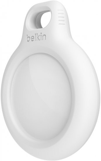 מחזיק מאובטח ל-AirTag עם רצועה Belkin - לבן