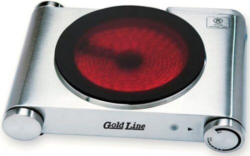 כירה חשמלית קרמית נירוסטה דגם Gold Line  ATL-833