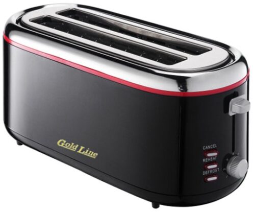 טוסטר קופץ 4 פרוסות Gold Line Cool Touch ATL-032