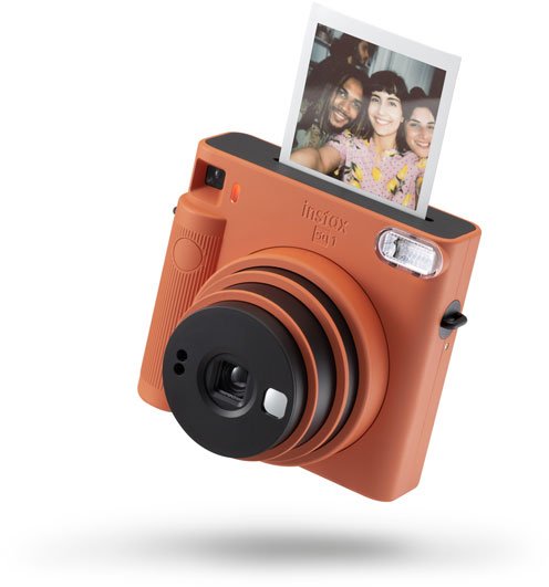 מצלמת אינסטנט Fujifilm instax Square SQ1 - צבע כתום