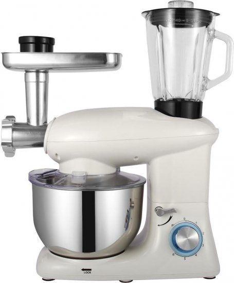 160602_b_1.jpg מיקסר בלנדר ומטחנת בשר בסט עוצמתי 3 ב-1 Benaton BT-1506 - צבע לבן