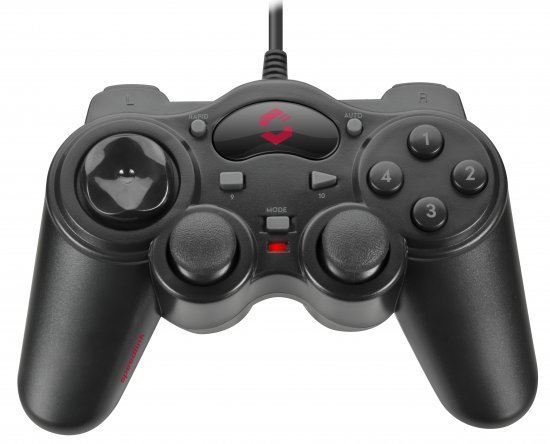 בקר משחק SpeedLink ThunderStrike USB - צבע שחור עבור מחשב PC