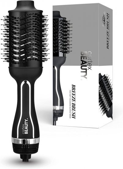 Cortex - מברשת שיער חשמלית Breeze - צבע שחור