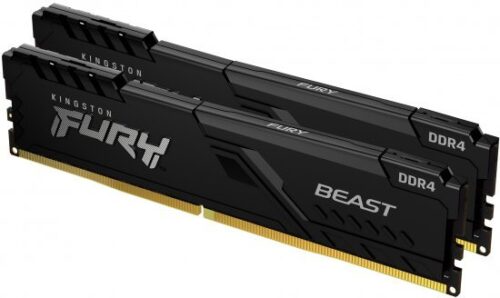 זכרון למחשב Kingston FURY BEAST 2x8GB DDR4 3600MHz CL17