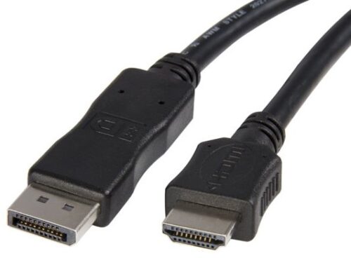כבל מחיבור DisplayPort לחיבור HDMI באורך 1.8 מטרים Gold Touch
