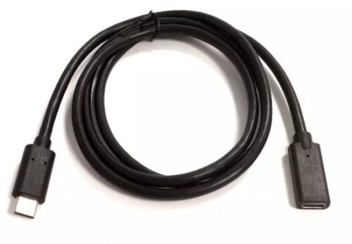 מתאם מחיבור USB 3.1 Type C זכר לחיבור USB 3.1 Type C נקבה Gold Touch - באורך 1 מטר