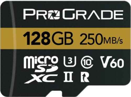 כרטיס זכרון ProGrade Digital Micro SDXC UHS-II V60 128GB