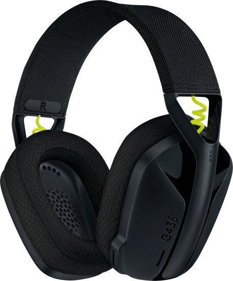 אוזניות גיימינג אלחוטיות Logitech G435 LightSpeed - צבע שחור