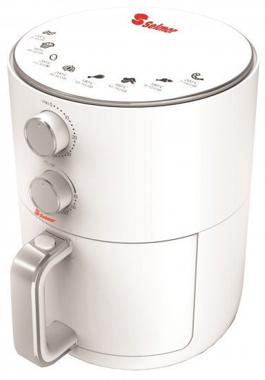 סיר טיגון וצלייה ללא שמן Selmor SE-742 - צבע לבן