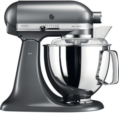 מיקסר שולחני עם 2 קערות נירוסטה 4.8 ליטר / 3 ליטר KitchenAid Artisan 5KSM175PSIMS - צבע כסף מדליון - אחריות יבואן רשמי ניופאן
