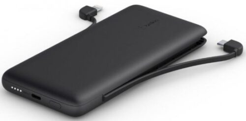 סוללת גיבוי ניידת Belkin Boost Charge Plus 10000mAh USB Type-C / Lightning- צבע שחור