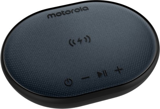 173114_b_1.jpg משטח טעינה אלחוטית עם רמקול מובנה Motorola Sonic Charge 500 - צבע שחור