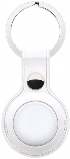 כיסוי מחזיק מפתחות ל-AirTag - לבן