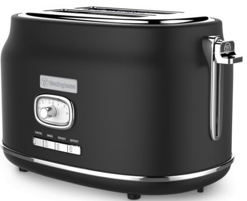 מצנם 2 פרוסות Westinghouse Retro WKTTB857BK - צבע שחור / נירוסטה