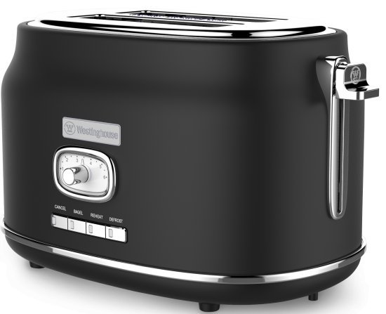 מצנם 2 פרוסות Westinghouse Retro WKTTB857BK - צבע שחור / נירוסטה