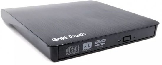 צורב חיצוני Gold Touch USB3.0 Slim DVD-RW – צבע שחור